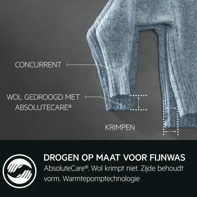 8000 AbsoluteCare® - Warmtepomp Droger
