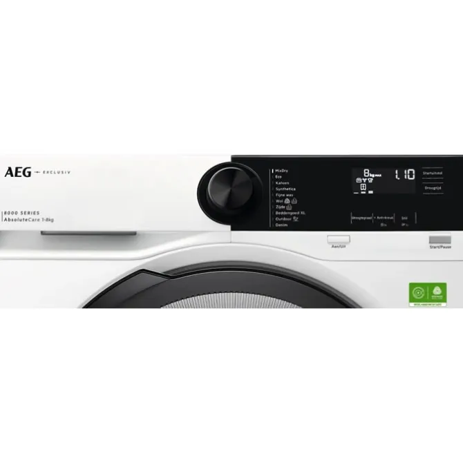 8000 AbsoluteCare® - Warmtepomp Droger 8 kg