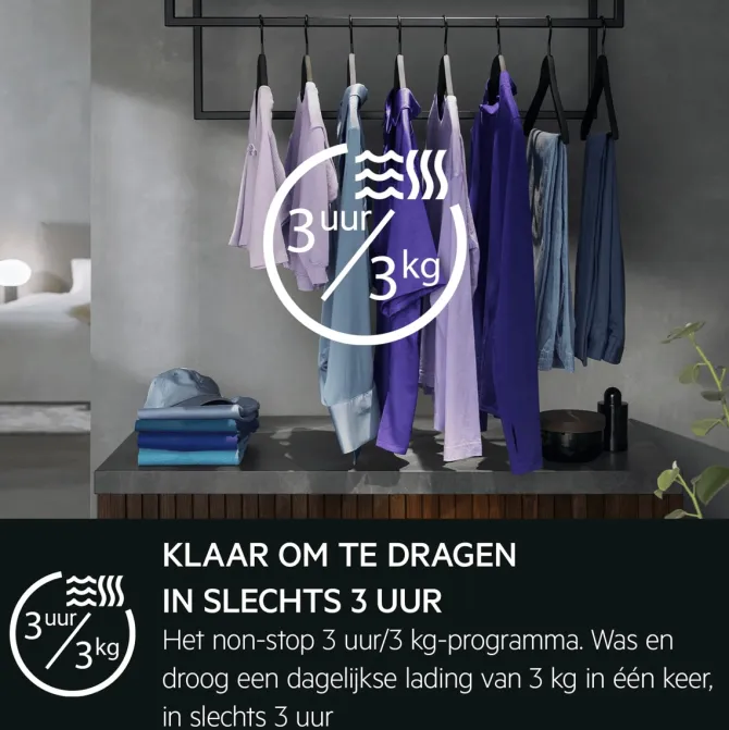 9000 AbsoluteCare® Warmtepomp Was/droogcombinatie 10 kg