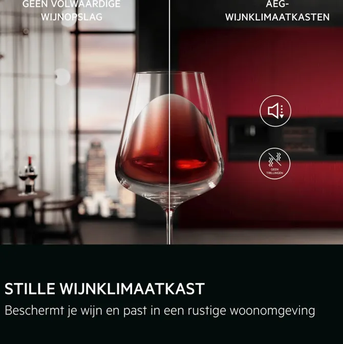 AEG AWCD280B6B Wijnklimaatkast inbouw