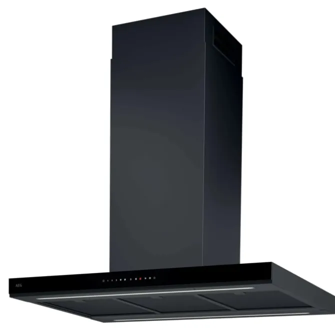 8000 AuroraTech Eilandafzuigkap met Hob2Hood 90 cm Zwart