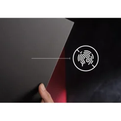 8000 AuroraTech - Schouwafzuigkap met Hob2Hood 90 cm Matzwart met textuur