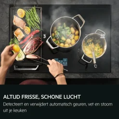9000 AutoSense - Schouwafzuigkap met Hob2Hood 90 cm Zwart