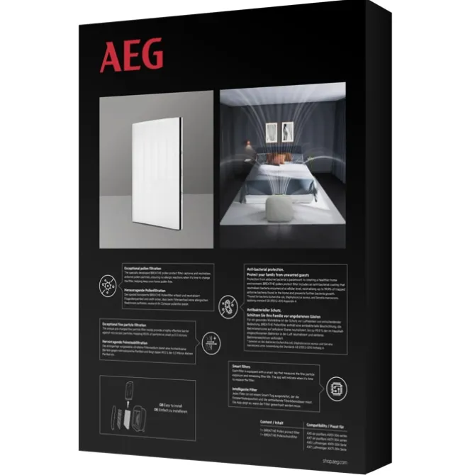 AX5 en AX7 Breathe pollenbeschermingsfilter