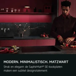 6000 Bridge - inductiekookplaat, SaphirMatt® SE, 60 cm