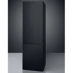 8000 Cooling 360° - Koel/vrieskast vrijstaand 201 cm zwart mat glas
