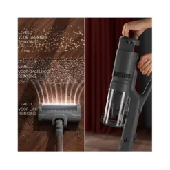 5000 Cordless cleaner Steelstofzuiger tot 60 min gebruiksduur