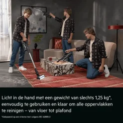 5000 Cordless cleaner Steelstofzuiger tot 60 min gebruiksduur