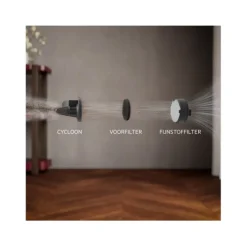 5000 Cordless cleaner Steelstofzuiger tot 60 min gebruiksduur