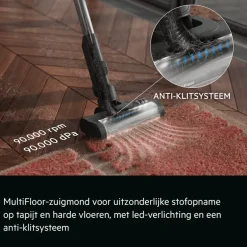 5000 Cordless cleaner Steelstofzuiger tot 60 min gebruiksduur