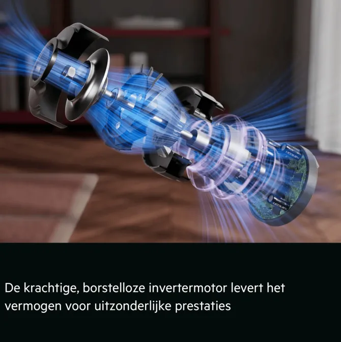 5000 Cordless cleaner Steelstofzuiger tot 60 min gebruiksduur