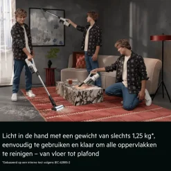 5000 Cordless cleaner Steelstofzuiger tot 60 min gebruiksduur