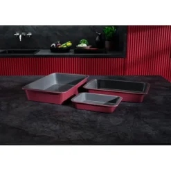 Easy2Clean Rectangular 3-Pan Set - AEG