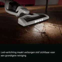 Ergorapido Plus Steelstofzuiger tot 60 min gebruiksduur