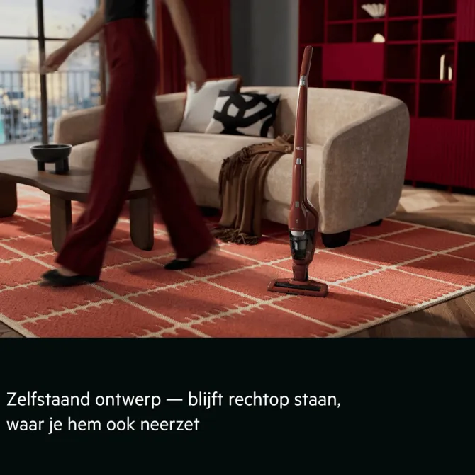 Ergorapido Plus Steelstofzuiger tot 60 min gebruiksduur