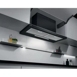 5000 Extractor Vlakscherm afzuigkap 90 cm Zwart