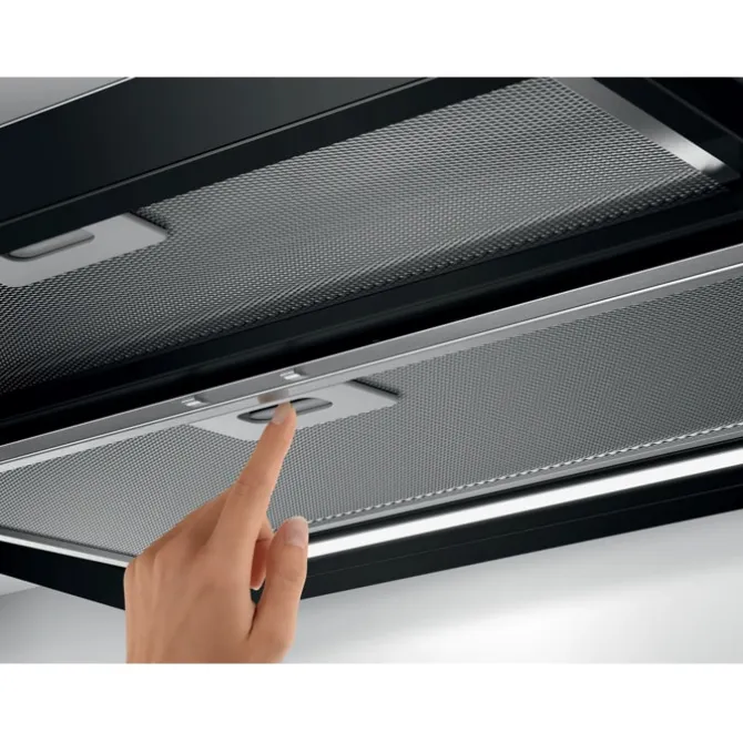 5000 Extractor - Vlakscherm afzuigkap 60 cm Zwart