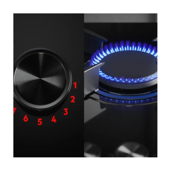 8000 Flamelight - gaskookplaat, 60 cm
