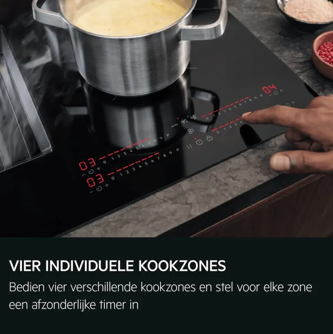Kookplaat met afzuiging 80 cm