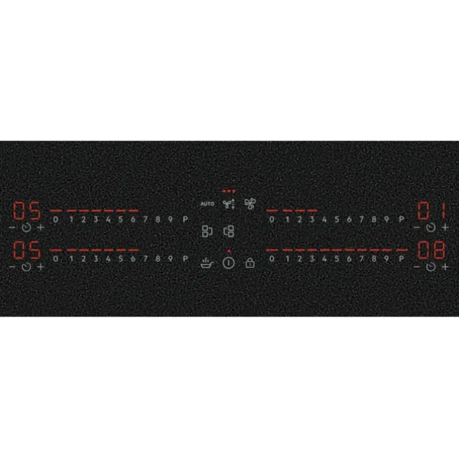 Kookplaat met afzuiging - 7000 ComboHob SenseFry SaphirMatt®, 80 cm