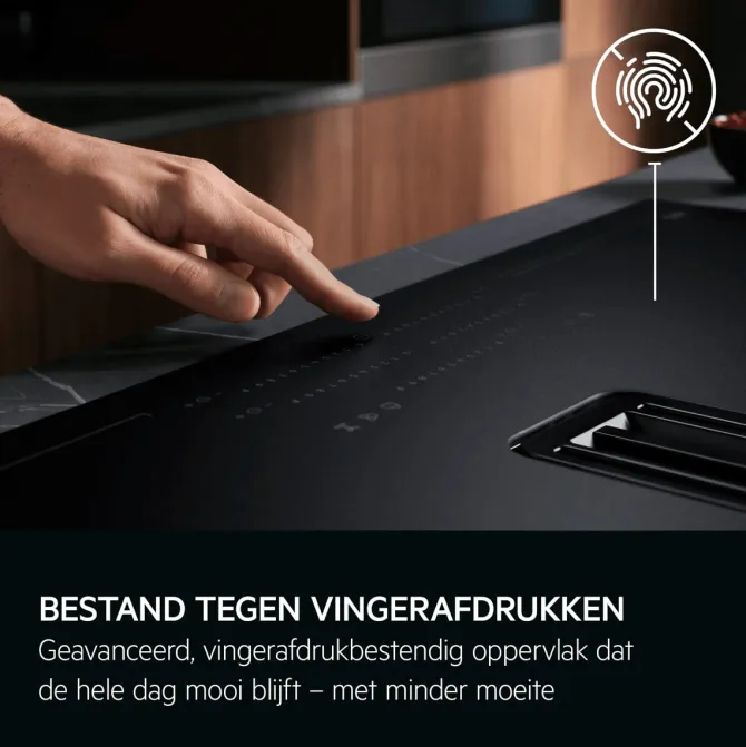 Kookplaat met afzuiging - 7000 ComboHob SenseFry SaphirMatt®, 80 cm