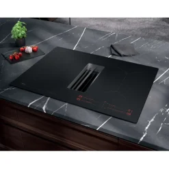Kookplaat met afzuiging - 6000 ComboHob met brugfunctie SaphirMatt® 70 cm