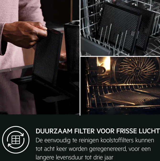 Kookplaat met afzuiging - 6000 ComboHob met brugfunctie SaphirMatt® 70 cm