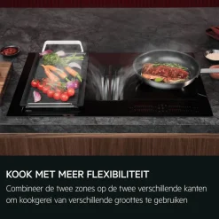 Kookplaat met afzuiging - 7000 ComboHob SenseFry 80 cm