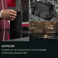 Kookplaat met afzuiging - 6000 ComboHob met brugfunctie 80 cm