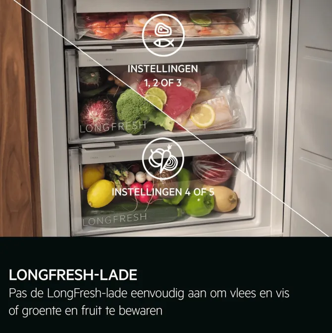 LongFresh Koelkast inbouw 178 cm