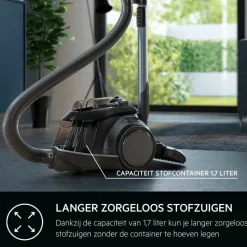 LX9 Stofzuiger Zonder stofzak - 72 dB - Parketzuigmond