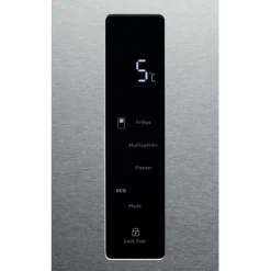9000 MultiSwitch Koel/vrieskast Vrijstaand 190 cm Grey+Stainless Steel Look