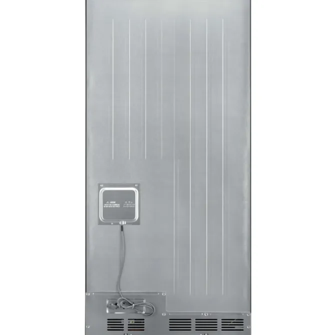 9000 MultiSwitch Koel/vrieskast Vrijstaand 190 cm Grey+Stainless Steel Look