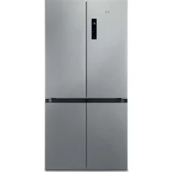 9000 MultiSwitch Koel/vrieskast Vrijstaand 190 cm Grey+Stainless Steel Look