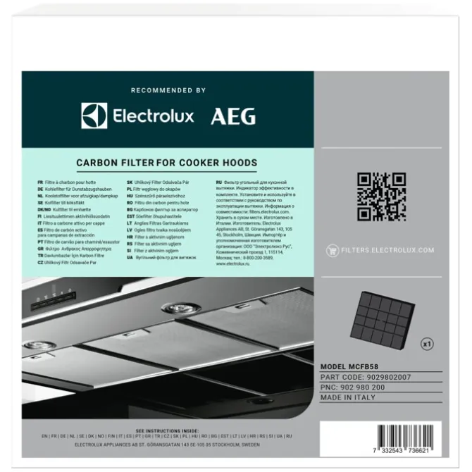 OdourClean Standard koolstoffilter