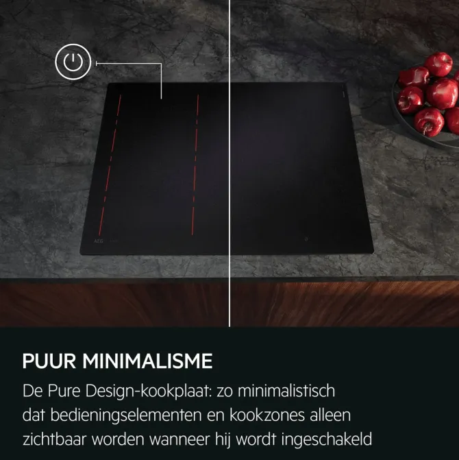 6000 Pure FlexBridge inductiekookplaat, SaphirMatt® Pure, 80 cm