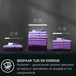 7000 SensiDry® - Warmtepomp Droger 9 kg Dark Silver