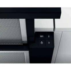5000 serie - Vlakscherm afzuigkap 90 cm Zwart