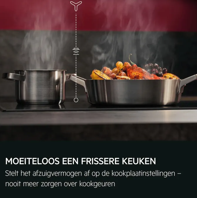 7000 SilenceTech Plafondafzuigkap 90 cm Roestvrij staal