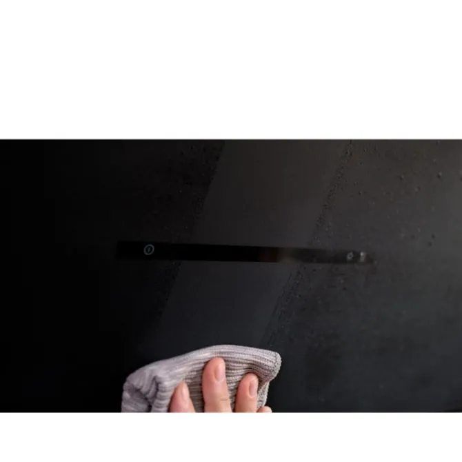 7000 SilenceTech - Schouwafzuigkap 90 cm Matzwart met textuur