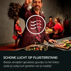7000 SilenceTech - Schouwafzuigkap 90 cm Mat zwart