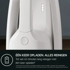 5000 Steelstofzuiger tot 45 min gebruiksduur
