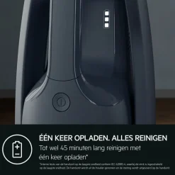 5000 Steelstofzuiger tot 45 min gebruiksduur