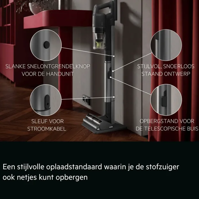 9000 Steelstofzuiger tot 90 min gebruiksduur