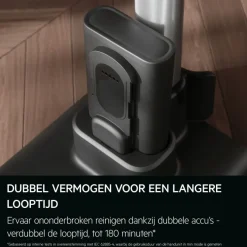 8000 Steelstofzuiger tot 90 min gebruiksduur
