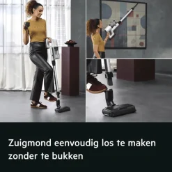 6000 Steelstofzuiger tot 50 min gebruiksduur