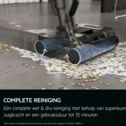 8000 Steelstofzuiger tot 80 min gebruiksduur