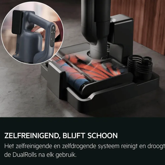 8000 Steelstofzuiger tot 80 min gebruiksduur