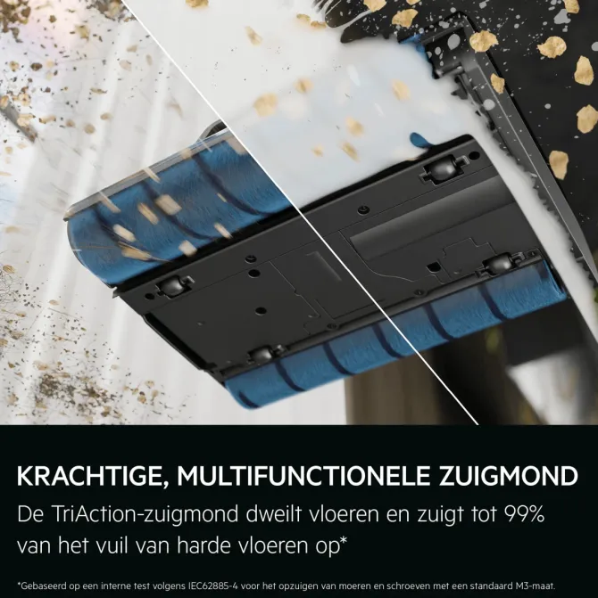 8000 Steelstofzuiger tot 80 min gebruiksduur