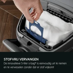 8000 Stofzuiger Met stofzak - 69 dB - Turbozuigmond